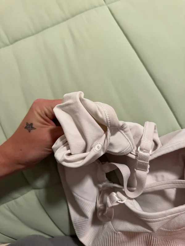 White Lululemon Sports Bra - Image 3