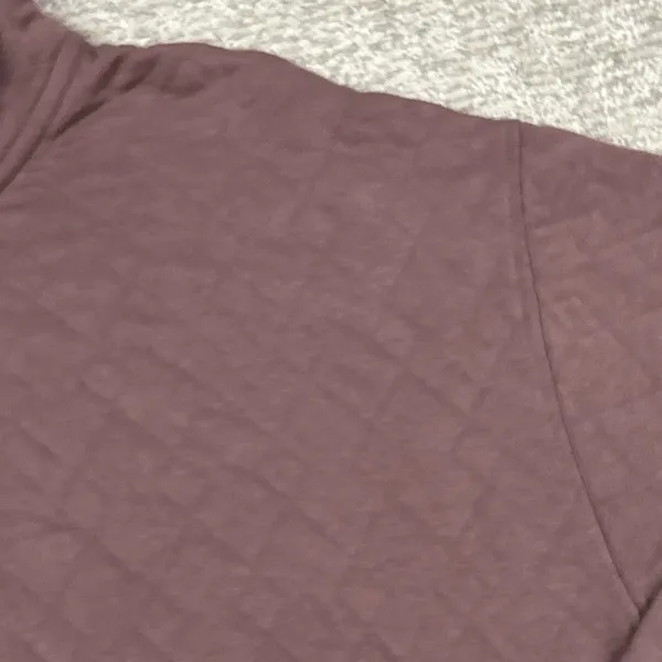 Tentree Jacket Womens Medium Zip Quilted Crop Outdoors Pockets Organic Cotton - Image 3