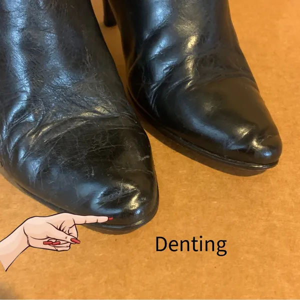 Vintage 1980'S Anne Klein Black Leather Heeled Calf High Boots (6) - Image 12
