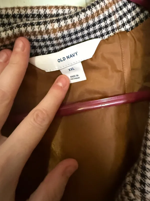 Old Navy Houndstooth Blazer XXL - Image 2