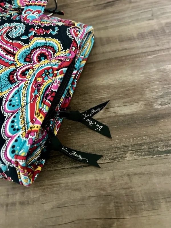 Vera Bradley Petal Paisley Hanging Travel Organizer Cosmetic Makeup Toiletry Bag - Image 5