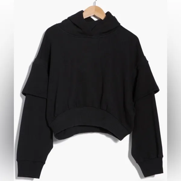 NWT‎ FREE PEOPLE | FP Movement Snow Flow Hoodie, Sz XS - Image 7