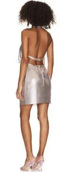 Lovers and Friends Bennett Mini Dress in Soft Pink - Image 2