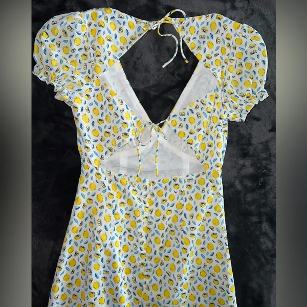 Princess Polly Kacey Mini Dress in Yellow Multi Size 2 - Image 12