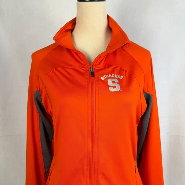 Rivalry Threads Syracuse Orange Full Zip Track Jacket‎ Athletic Activewear Womens Large - Image 3