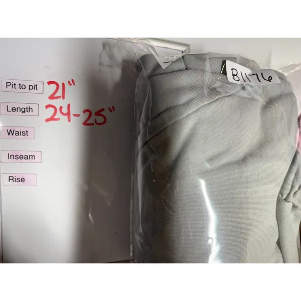 Everlane‎ Organic Cotton Hoodie Women Oversized Sz S Gray Sweatshirt - Image 6