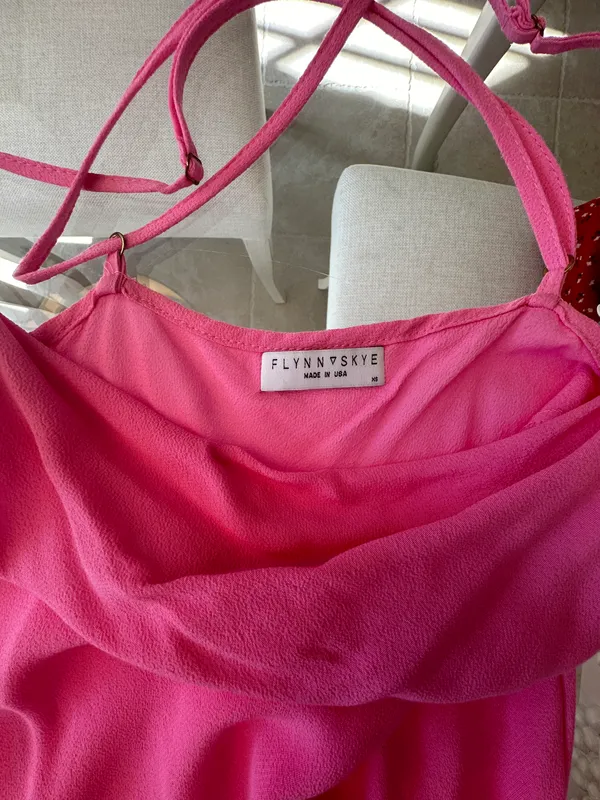 Revolve Pink Midi Dress - Image 5