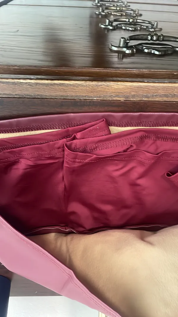 SheIn Maroon Skirt never worn But Really cute! - Image 4