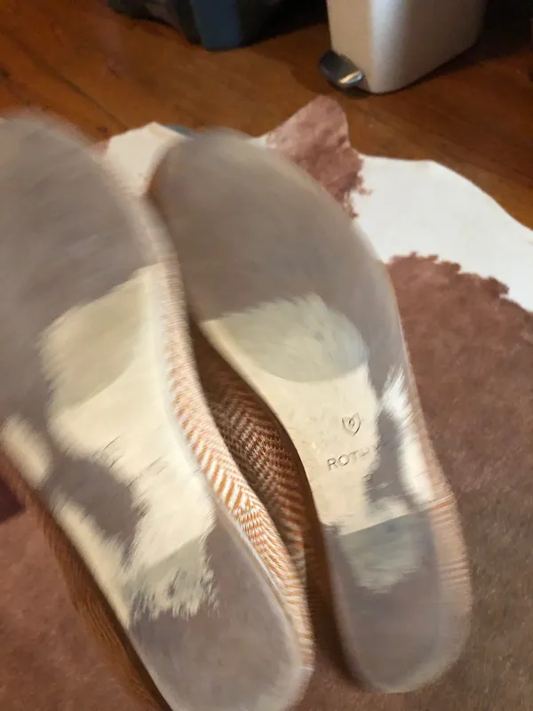 Rothy's slip on flats size 9 Orange and brown No flaws beside the wear in the bottoms!! - Image 3