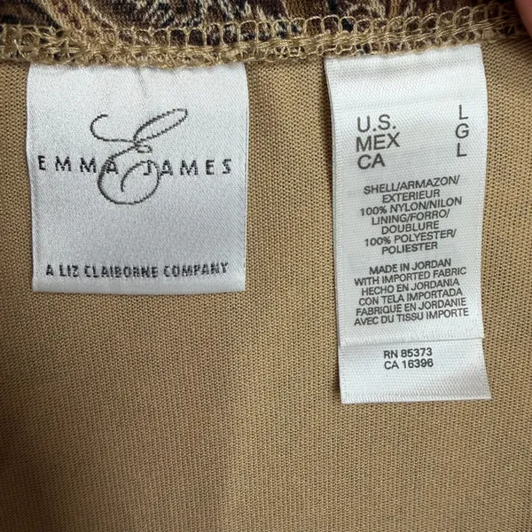 Emma James Vintage Y2K Large Maxi Skirt Brown Paisley Mesh Boho Earthy Natural Academia - Image 5