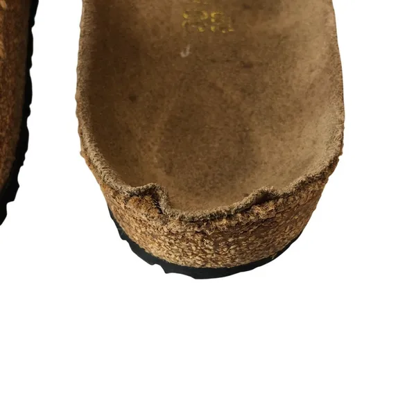Birkenstock Madrid Sandals Slides Lime Green Birko Flor 39 US Womens 8 - Image 6