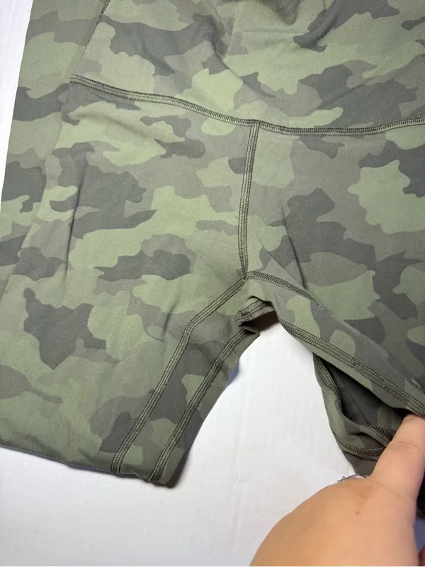Lululemon Align Camo Green Twill Multi Leggings 25" - Image 4