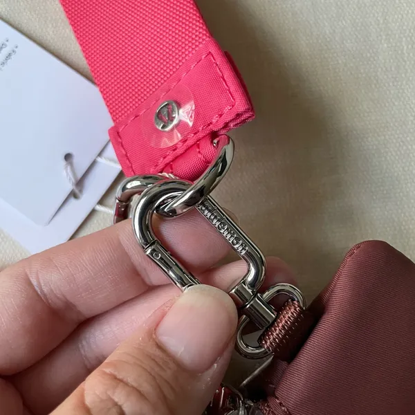 Lululemon Dual Pouch Wristlet - Ancient Copper/Glaze Pink - Image 7