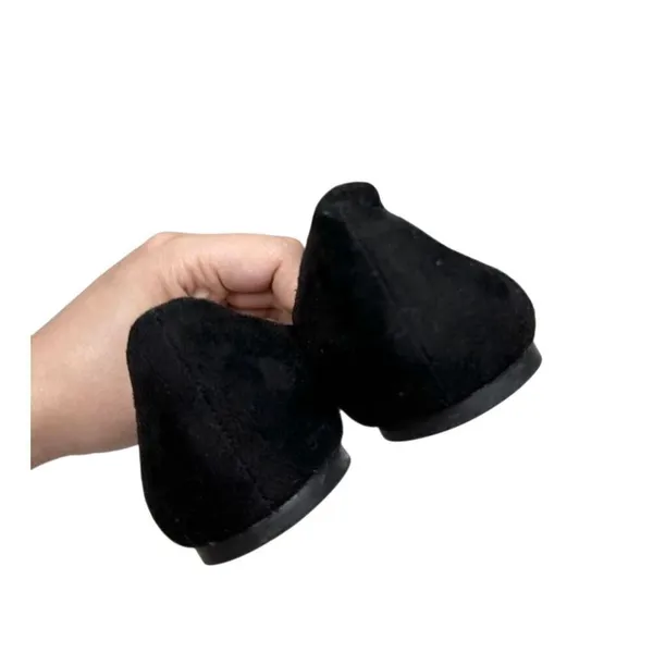 Journee Collection Flats Size 6 Black Pointed Toe Slip On Winslo Lightweight‎ - Image 7