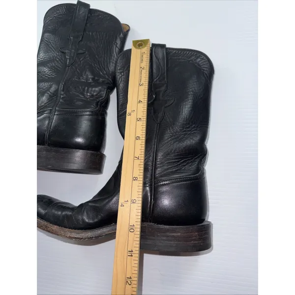 Lucchese Women 5B Classics Roper Black Boots L5512RR L4002 57943 Made In USA - Image 13