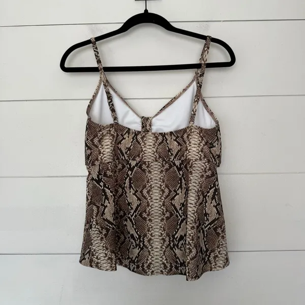 Urban Sea Women’s XL Brown Tankini Swim Top - Image 4