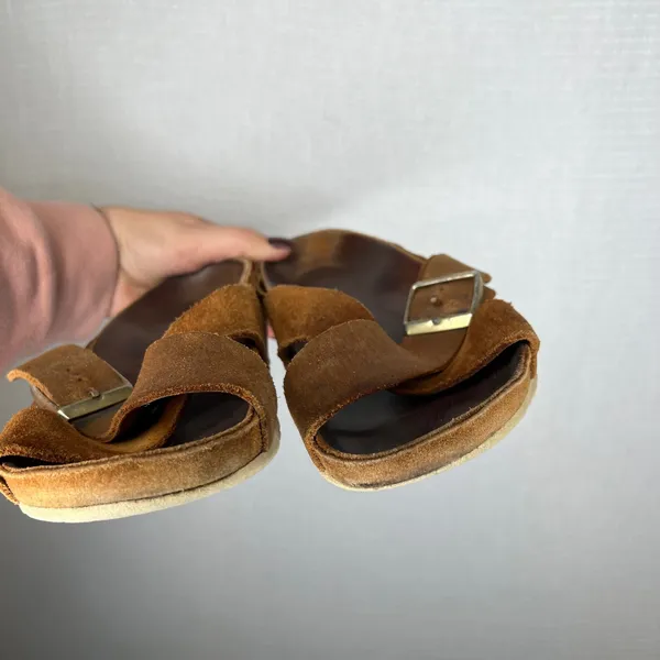 Birkenstock‎ Siena Style Suede Leather Sandals Brown EU 40 US Women 9 - Image 3