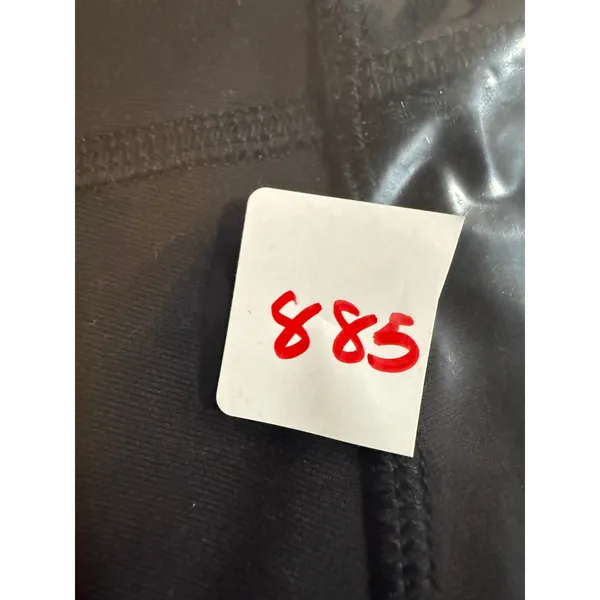 Lululemon High Waist Black‎ Mesh Panel Leggings Women's Size 4 - Image 10