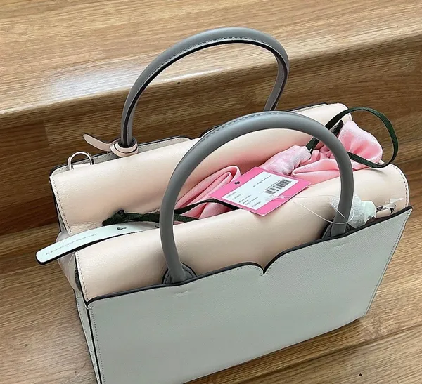 spencer medium satchel Bag Parchment - Image 4