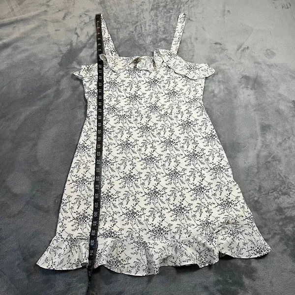 Altar’d State Sleeveless Ruffle Trim Floral Print Dress Size M Going Out Party - Image 11