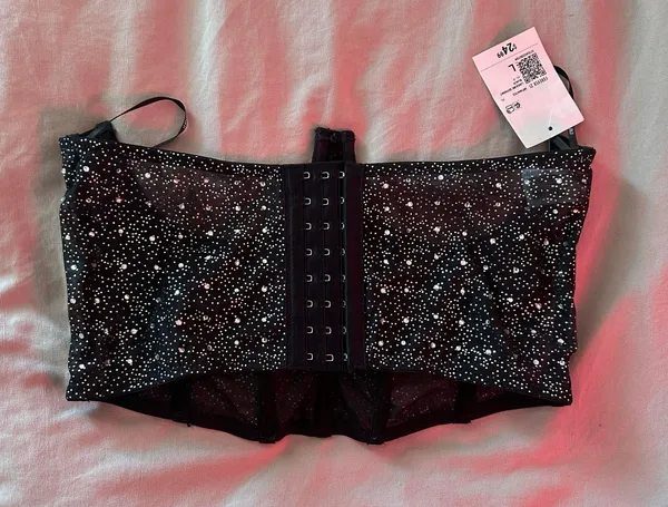 Forever 21 Rhinestone Underbust Corset Top - Image 3