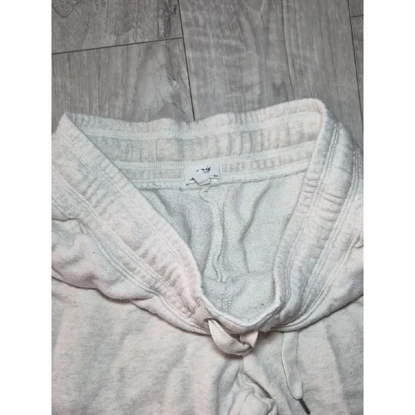 aerie Light Gray Sweatpants  Drawstring Joggers Xs - Image 4