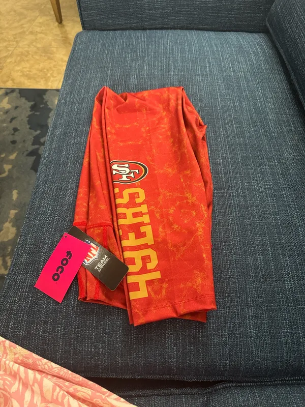 New NFL, San Francisco 49ers leggings size XL - Image 5