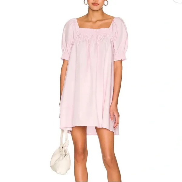 Show Me Your Mumu Annalynne Mini Dress Petal Pink - Image 2