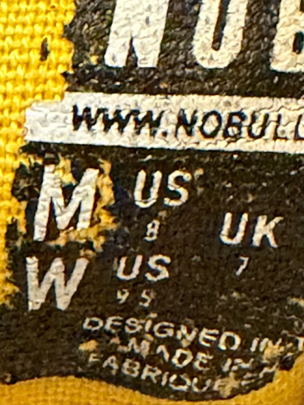 NOBULL Canvas Unisex Trainer Sneaker Yellow Lifting Gym W's Size 9 M's Size 8 - Image 10