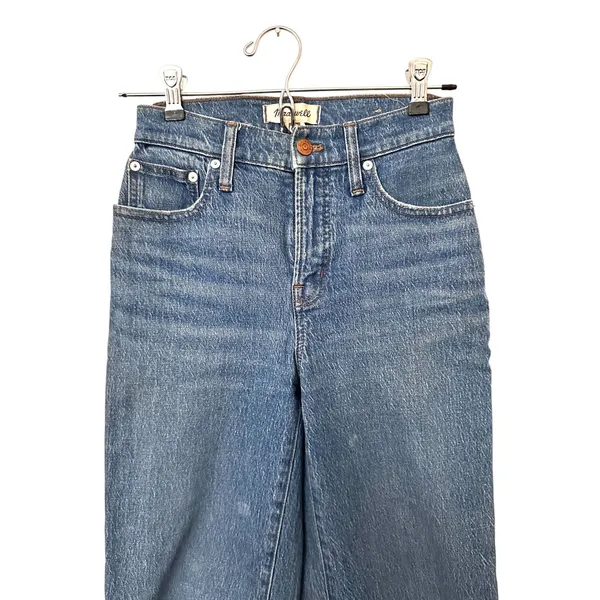 MADEWELL Perfect Vintage Wide Leg Denim 23‎ Petite - Image 4