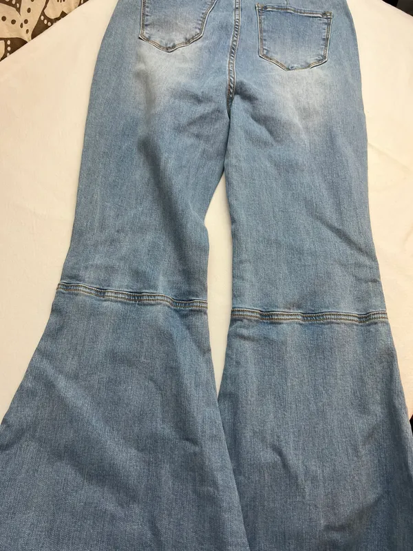 Hammer Jeans Super Flare Light Wash Denim Jeans - Image 3
