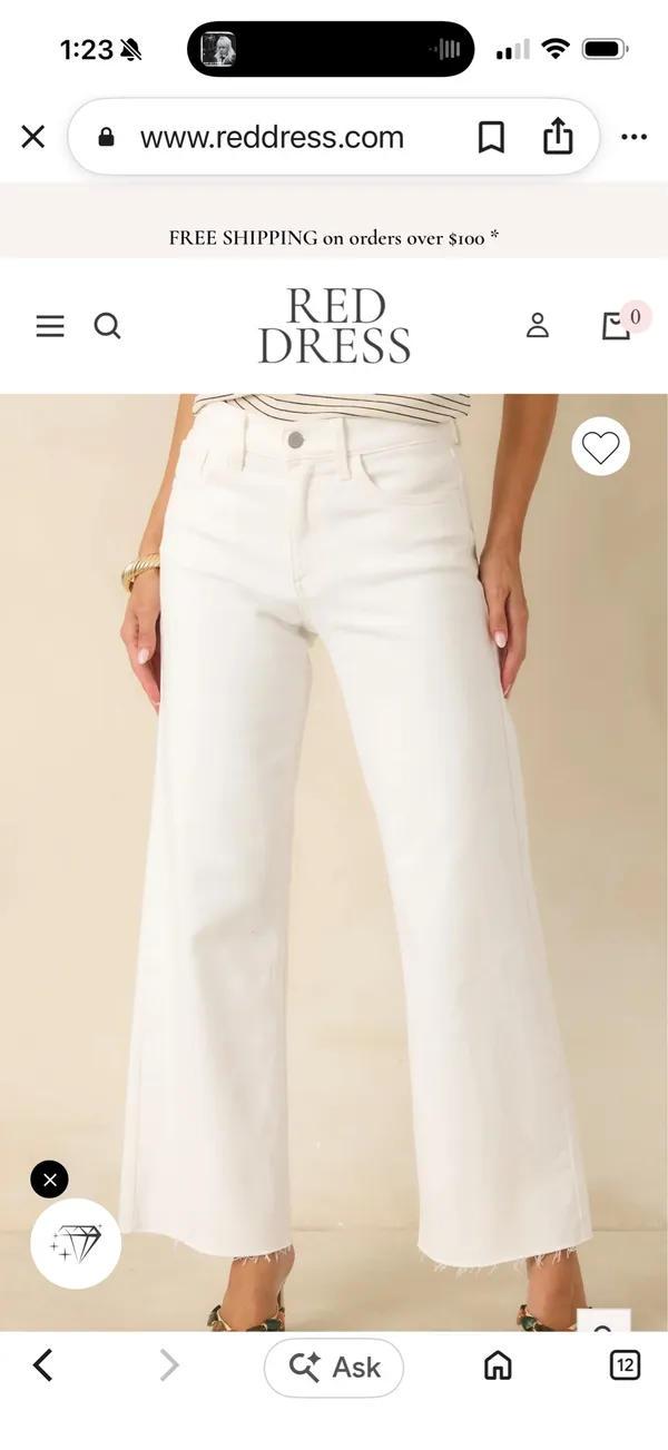 Loft High- Rise Wide-Leg Jeans NWT - Image 6