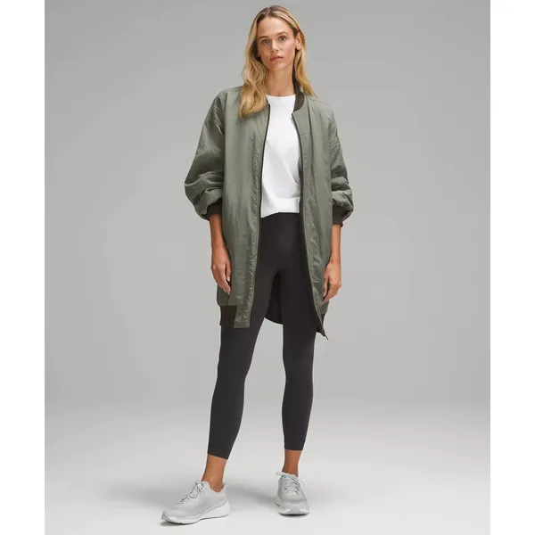 Lululemon Wunder Under SmoothCover High-Rise Tight 25" Size 6 Graphite Grey - Image 2