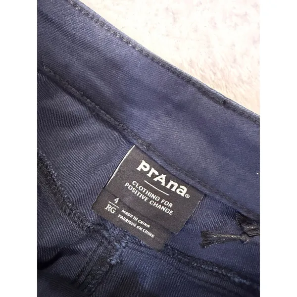 Prana Kayla High Rise Jean Indie Blue Organic Stretch Denim Size 4 Regular 32in. - Image 5