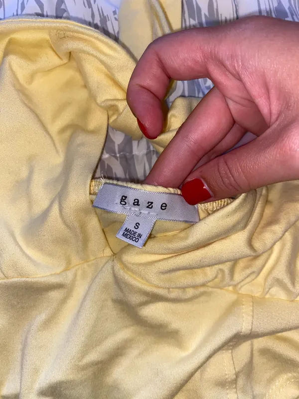 Marshalls Yellow halter top - Image 2