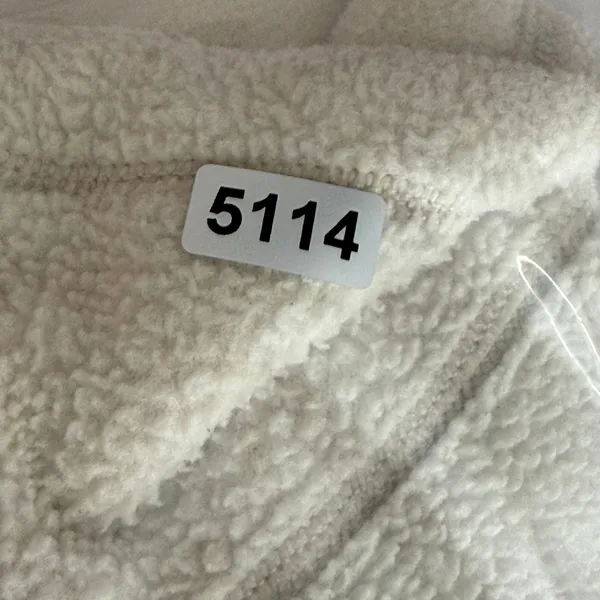Patagonia Synchilla‎ Fleece Jacket Women's XL Beige Quarter Zip Pullover READ - Image 8
