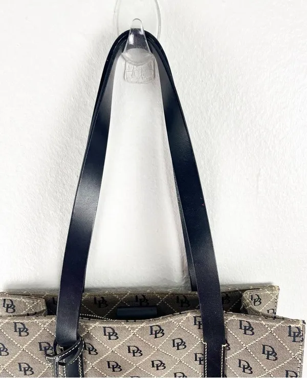 DOONEY & BOURKE North South Double Straps Interior Pockets Shoulder Bag Tote - Image 12