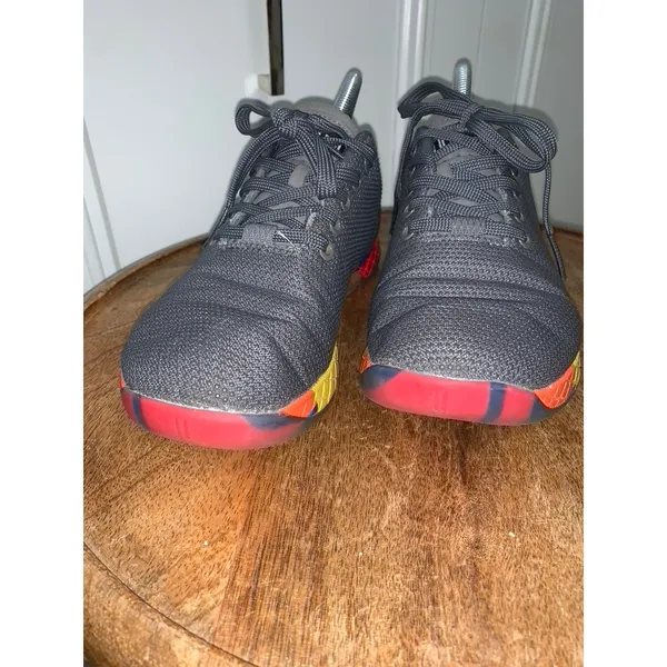 NOBULL Lightning Trainer Unisex Sneakers‎ Gray Rainbow Men's 6 / Women's 7.5 - Image 2