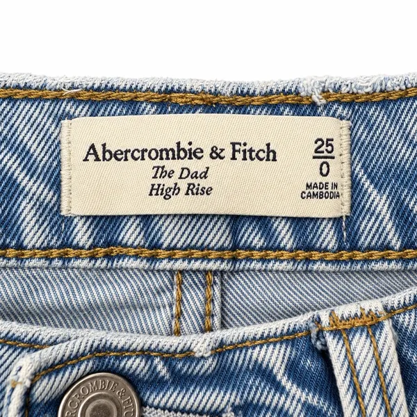 Abercrombie & Fitch The Dad High Rise Jeans Size 25/0 - Image 4