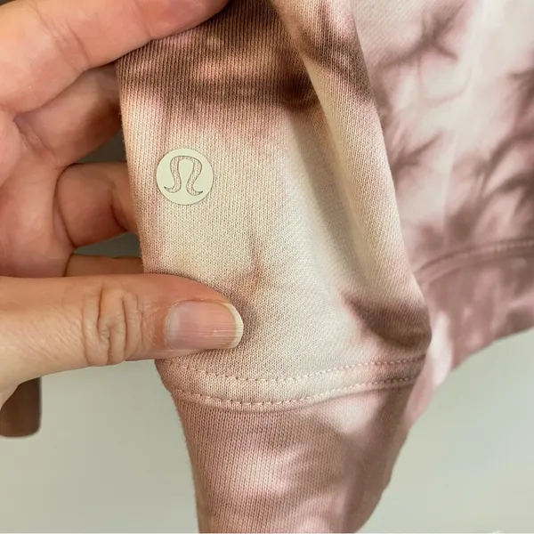 Lululemon All Yours‎ Hoodie Earth Dye Sweatshirt Size 6 - Image 8
