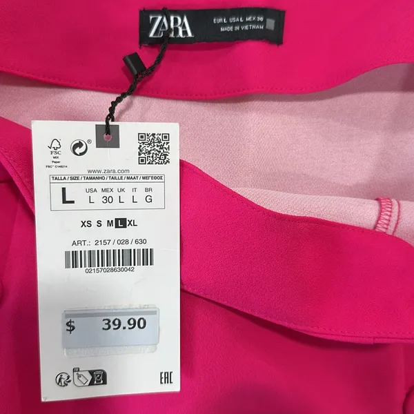 Zara hot pink skirt - Image 6