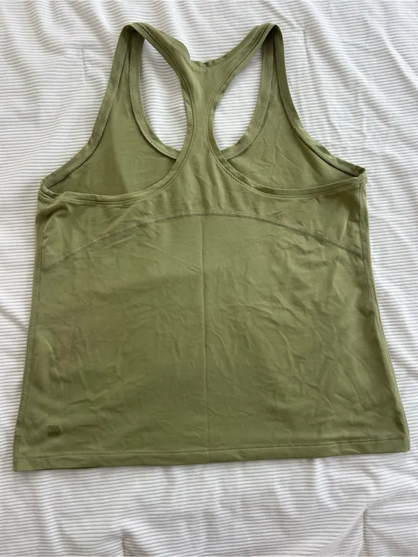 Target Women’s Racerback Tank Top in Olive Green - Image 4