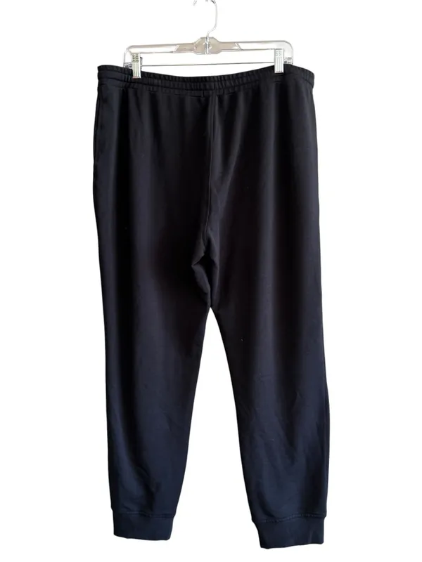 Quince SuperSoft Fleece Tencel Modal Jogger Sweatpants Black XL - Image 4