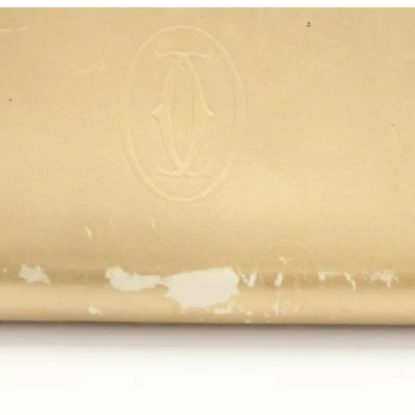 Cartier Happy Birthday Round Zip Long Wallet in gold-colored patent leather - Image 7