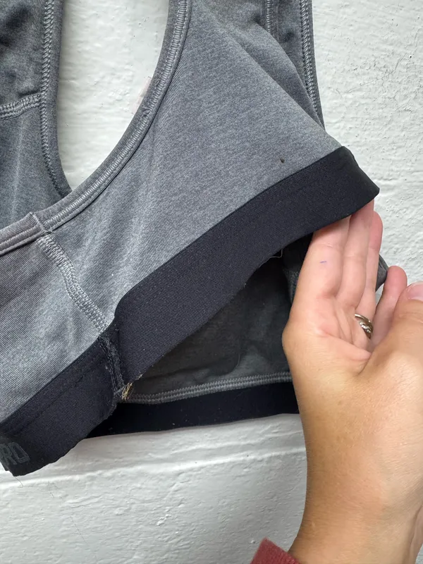 Nike Gray Sports Bra - Image 5