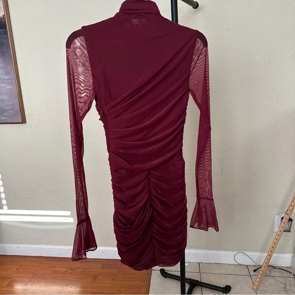HOUSE OF CB 'Lucasta' Mulberry Gathered Mini Dress‎ NWOT XS - Image 8