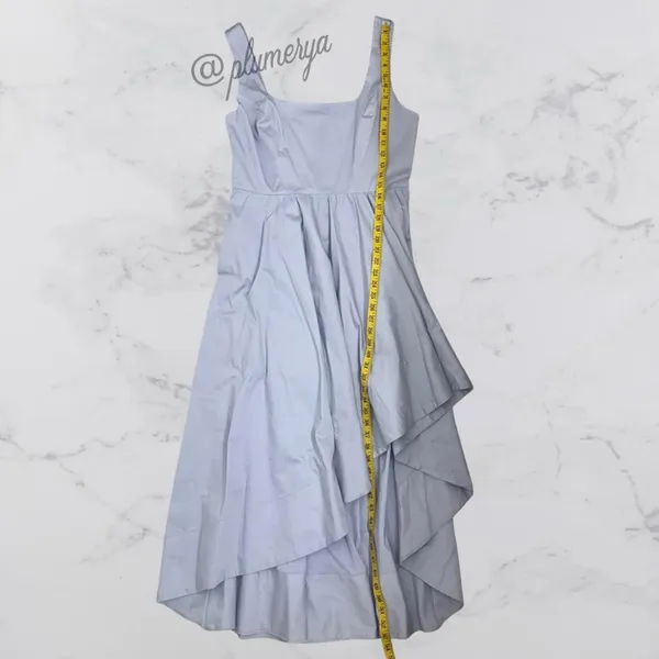 ASTR The Label Allora Asymmetrical High Low Dress in Periwinkle Blue Size L - Image 5