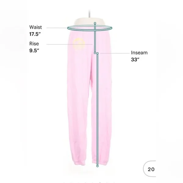 Aviator Nation Pink Knit Pants L - Image 5