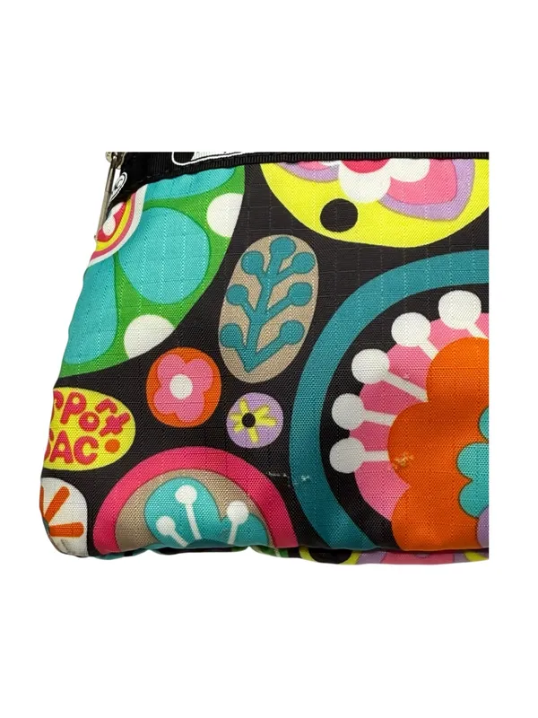 LeSportSac ✿ Crossbody Bag Festival Handbag ✿ Mixed Multi Floral Print ✿ 3X Zip - Image 11