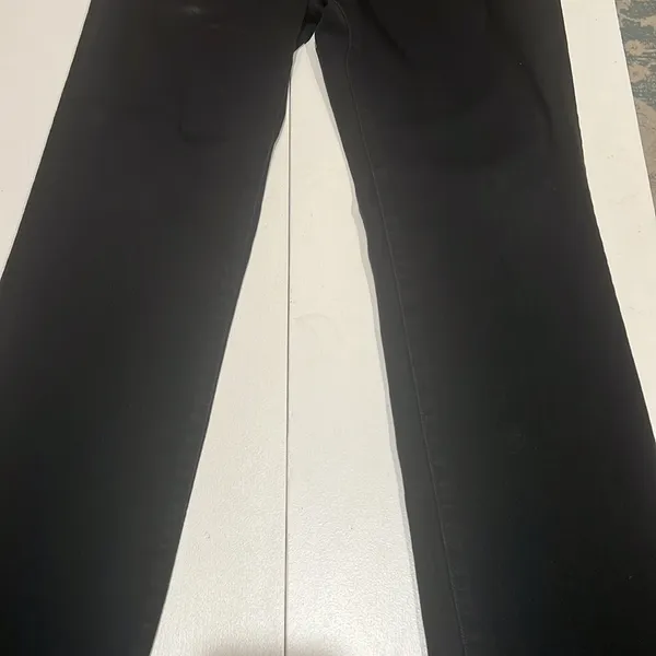 7 for all mankind women’s standard straight leg size 31 black jean - Image 5